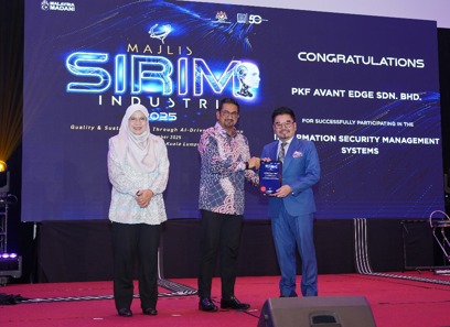 PKF Avant Edge Wins SIRIM InfoSec Excellence Award 2025